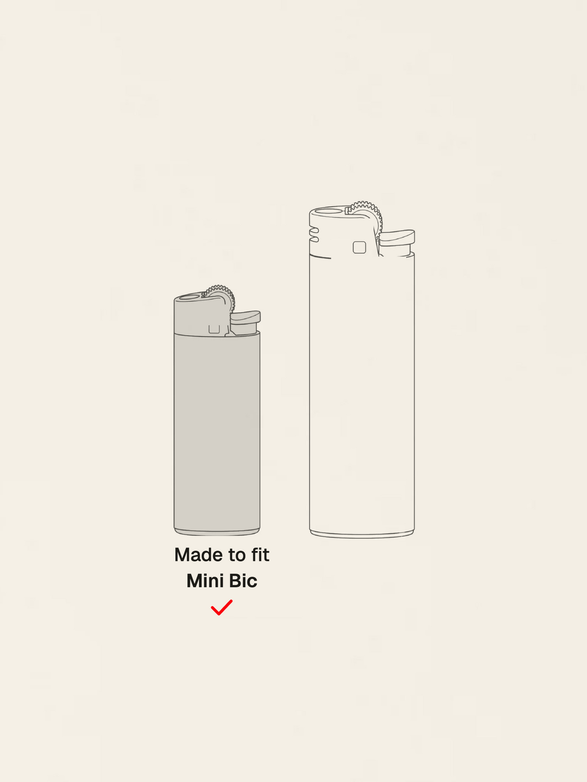 Pebble — Feuerzeug-Cover